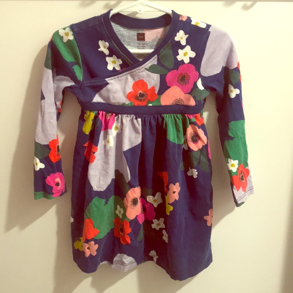 Tea Collection Floral Wrap Dress